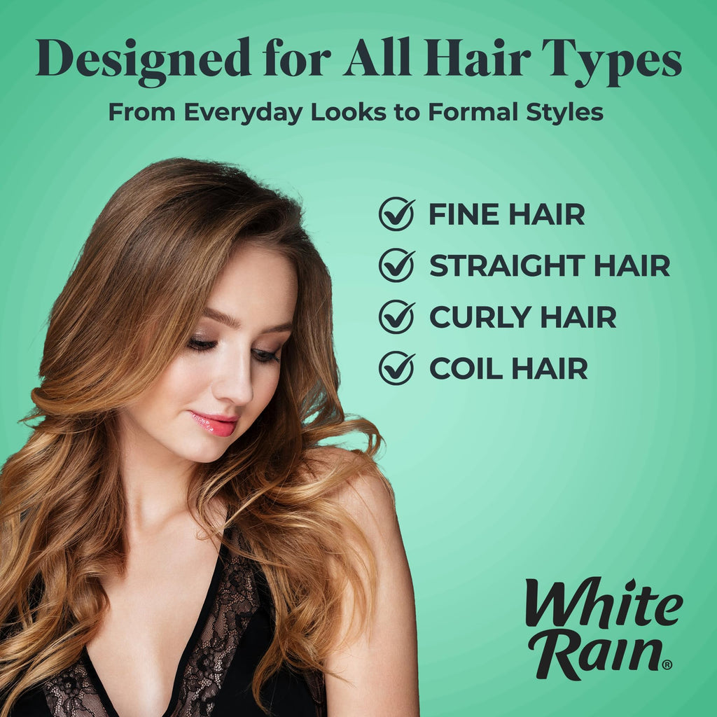 White Rain Extra Hold Hairspray Unscented – 7 oz x3, Non-Aerosol, Fragrance-Free, Humidity Protection