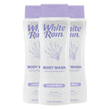 White Rain Lavender Moisturizing Body Wash – Paraben-Free, Unisex Shower Gel with Lavender & Botanicals (12 oz x3)