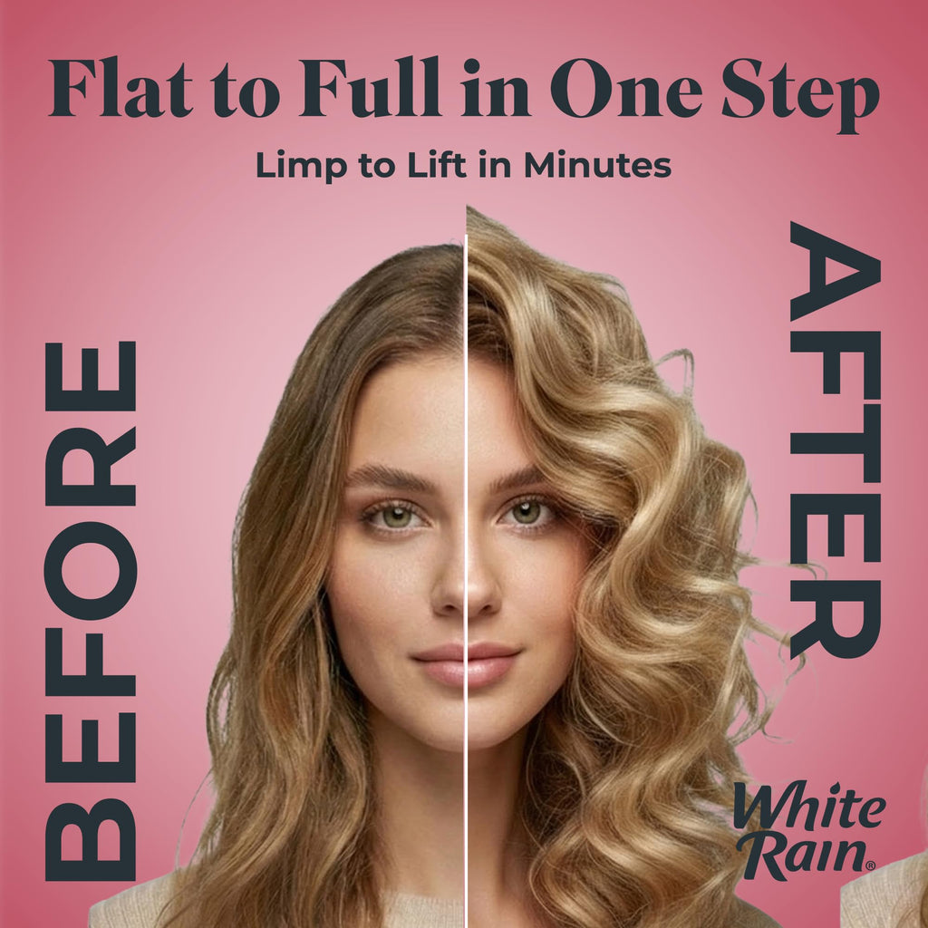 White Rain Volumizing Mousse for Hair Volume - 12 Pack 5 oz Each | Frizz Control & Root Lift