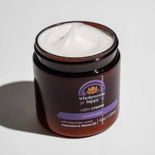 Wholesome Hippy Calm Body Cream – Lavender, Magnesium, Arnica & Vitamin D3 | 4oz