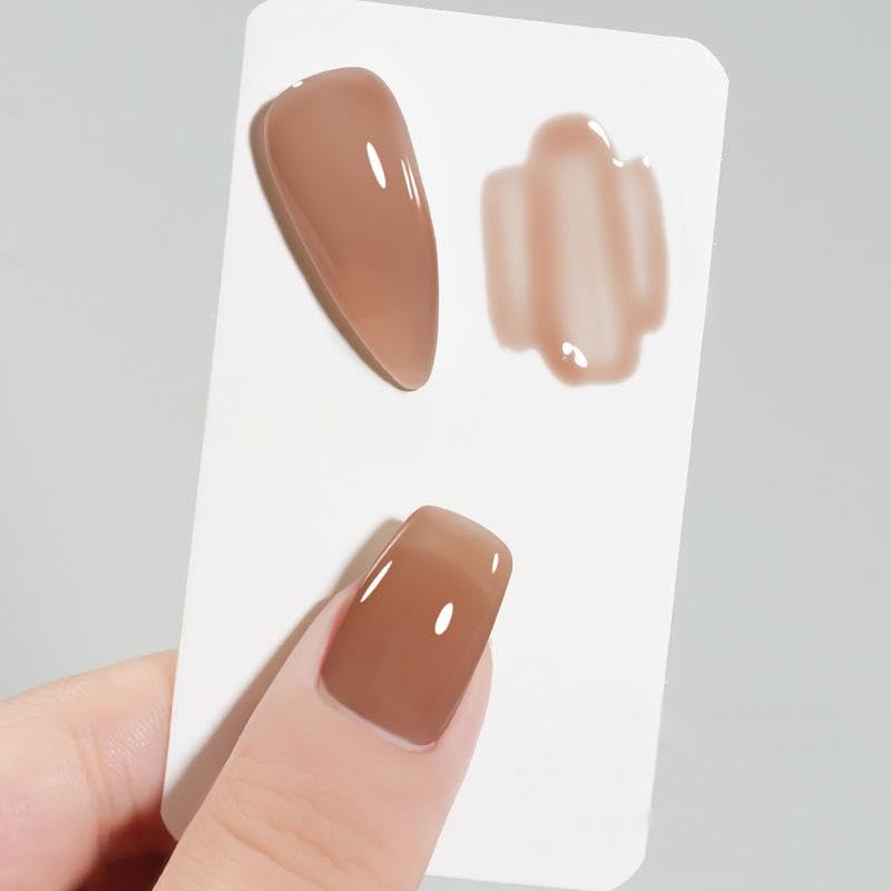 WHsHeria TPO Free Gel Polish Set – 6x15ml Soak-Off Nude Shades for DIY Manicure