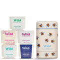 Wild - The Full Monty Starter Kit: Refillable Aluminum-Free Deodorant with 5 Fresh Scents (1.4oz x5) | Vegan