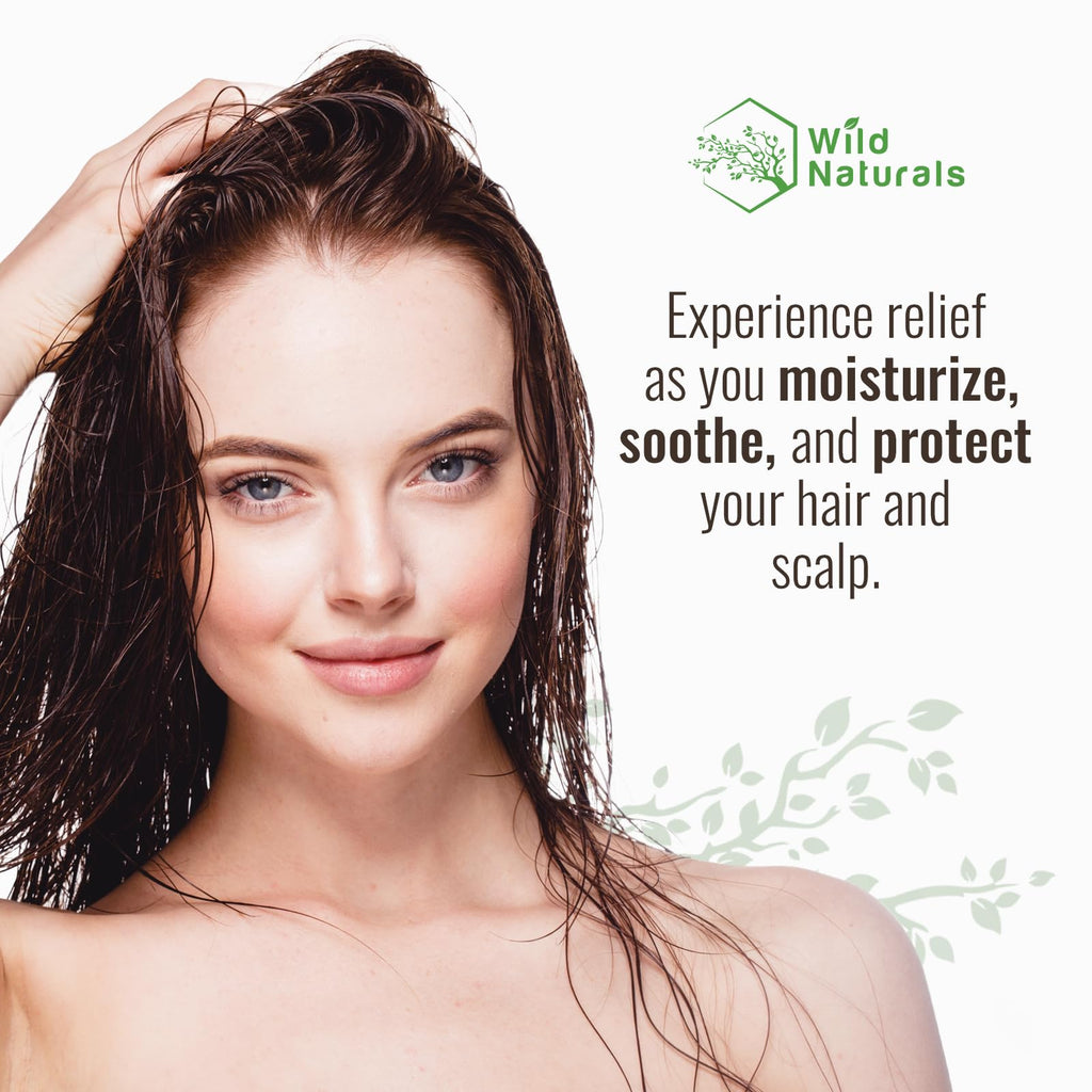 Wild Naturals Manuka Honey Shampoo & Conditioner – Soothing Moisturizing Set for Color-Safe Curly Hair