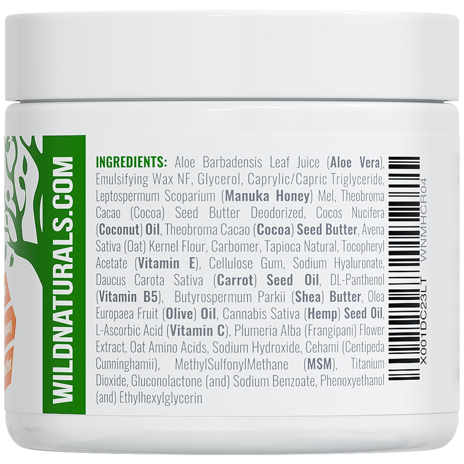 Wild Naturals Manuka Honey Moisturizer – Gentle, Non-Greasy Hydration for Dry & Sensitive Skin