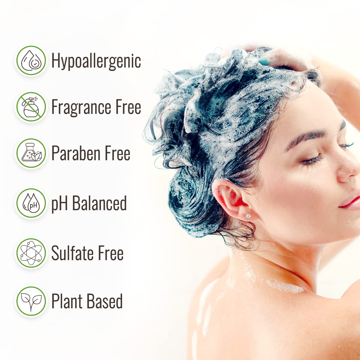 Wild Naturals Tea Tree Oil Shampoo & Conditioner Set – Dry Scalp Relief & Anti-Dandruff for All Hair Types