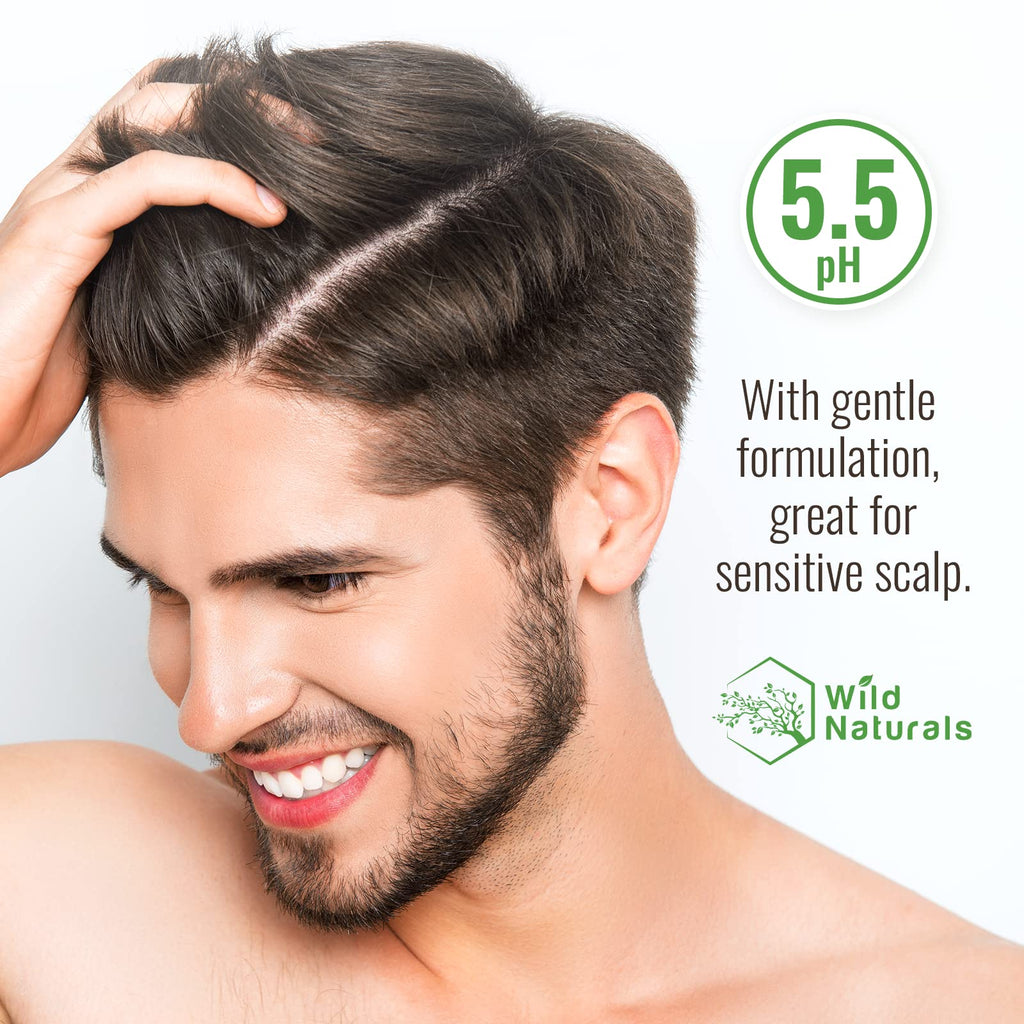 Wild Naturals Tea Tree Oil Shampoo & Conditioner Set – Dry Scalp Relief & Anti-Dandruff for All Hair Types