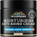 WildPRIME Men's Face Moisturizer Cream – Anti-Aging, Hyaluronic Acid, Avocado Oil – 4 oz USA Made