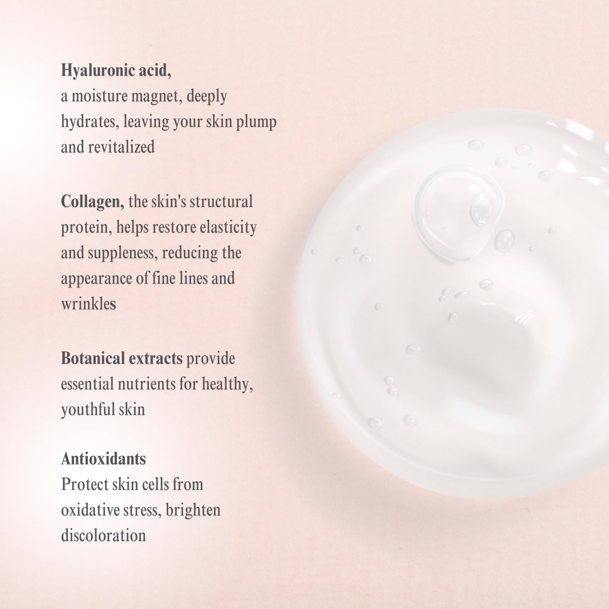 Wilma Schumann Collagen Hydrating Serum – 1oz | Rejuvenating Face Serum for Women