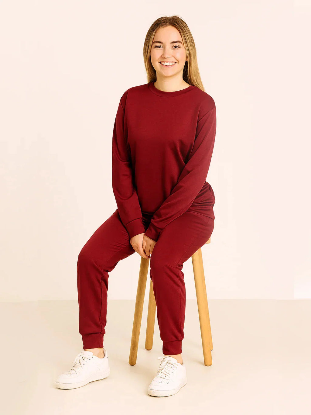Ladies Long Sleeve Plain Set