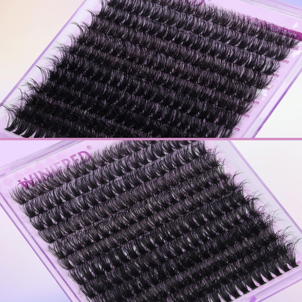 Winifred Lash Extension Kit – 50D Clusters 10–16mm with Bond & Seal