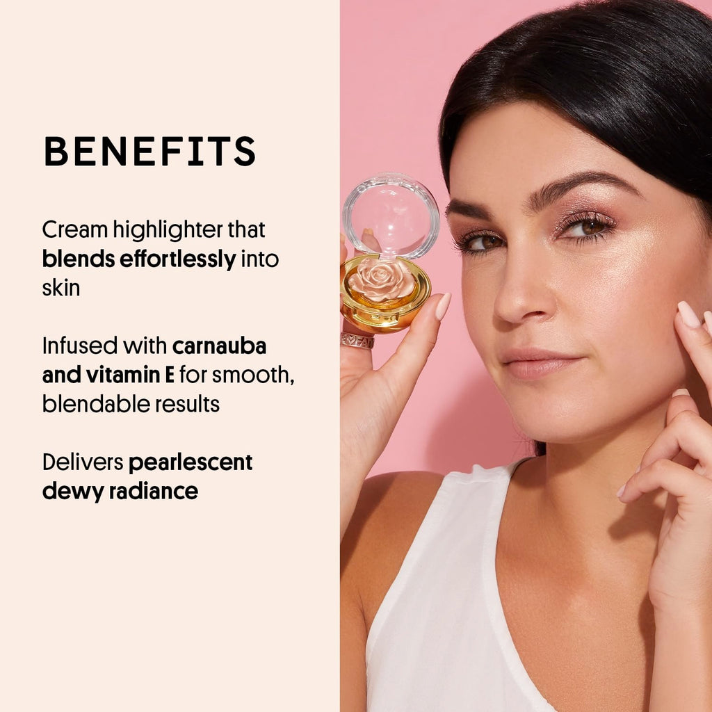 Winky Lux Cheeky Rose Cream Highlighter – Weightless Cream Glow with Vitamin E