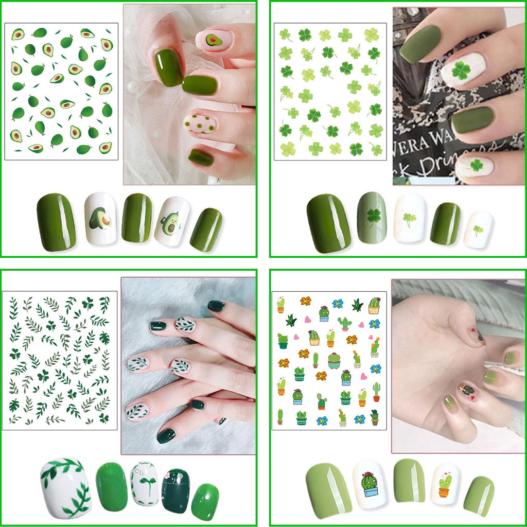 Winthrop 24 Sheets Nail Stickers – 3D Nail Art for Women & Kids