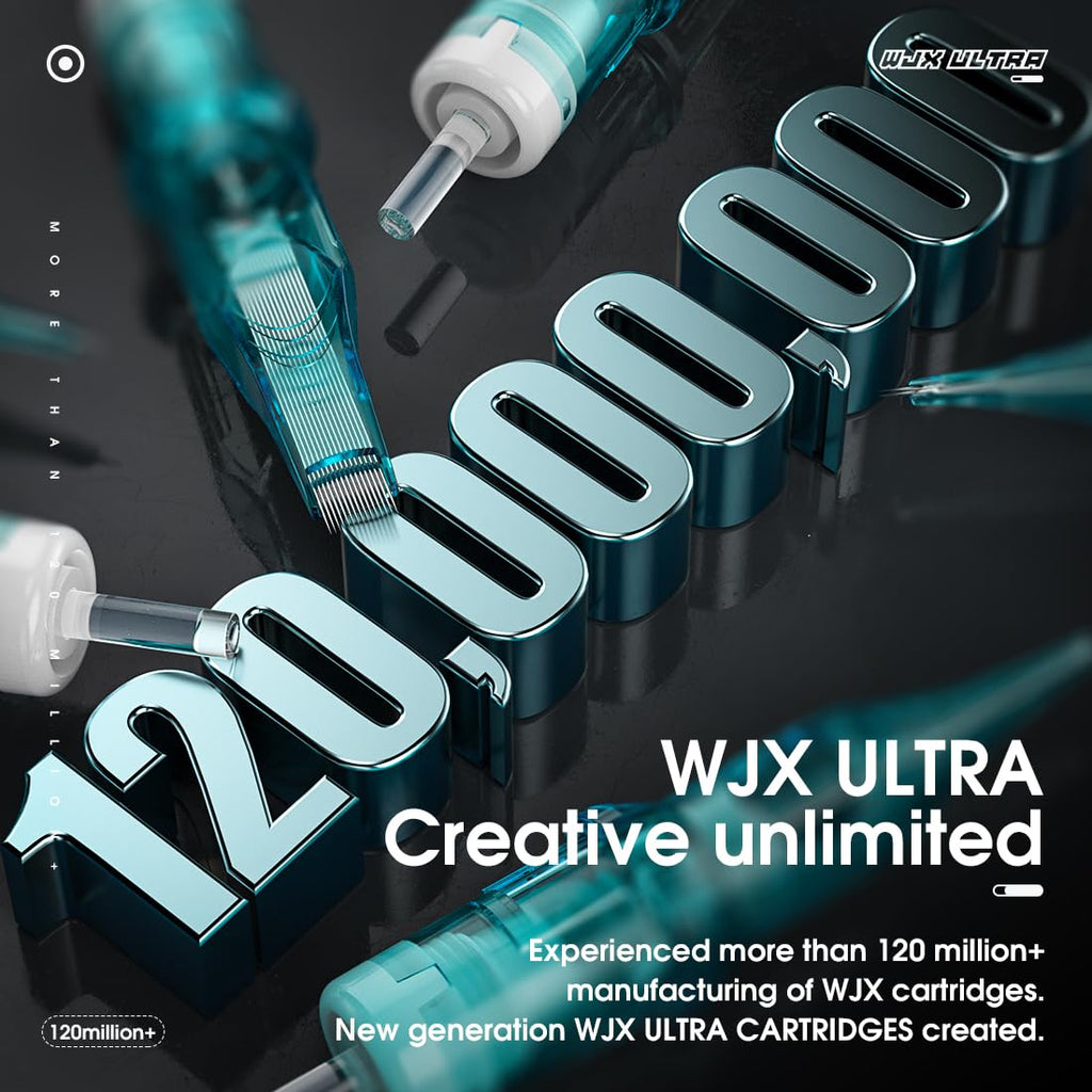 WJX Wjx Ultra 1209M Tattoo Cartridge Needles | 20Pcs Disposable Magnum Size for Rotary & Pen Machines