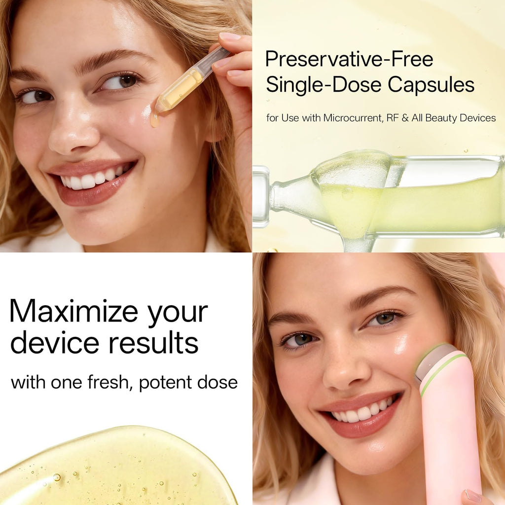 WNP Collagen &4D Hyaluronic Acid Serum – Anti-Aging, Barrier Repair, Water-Oil Balance, 1.2ml Ampoules x30
