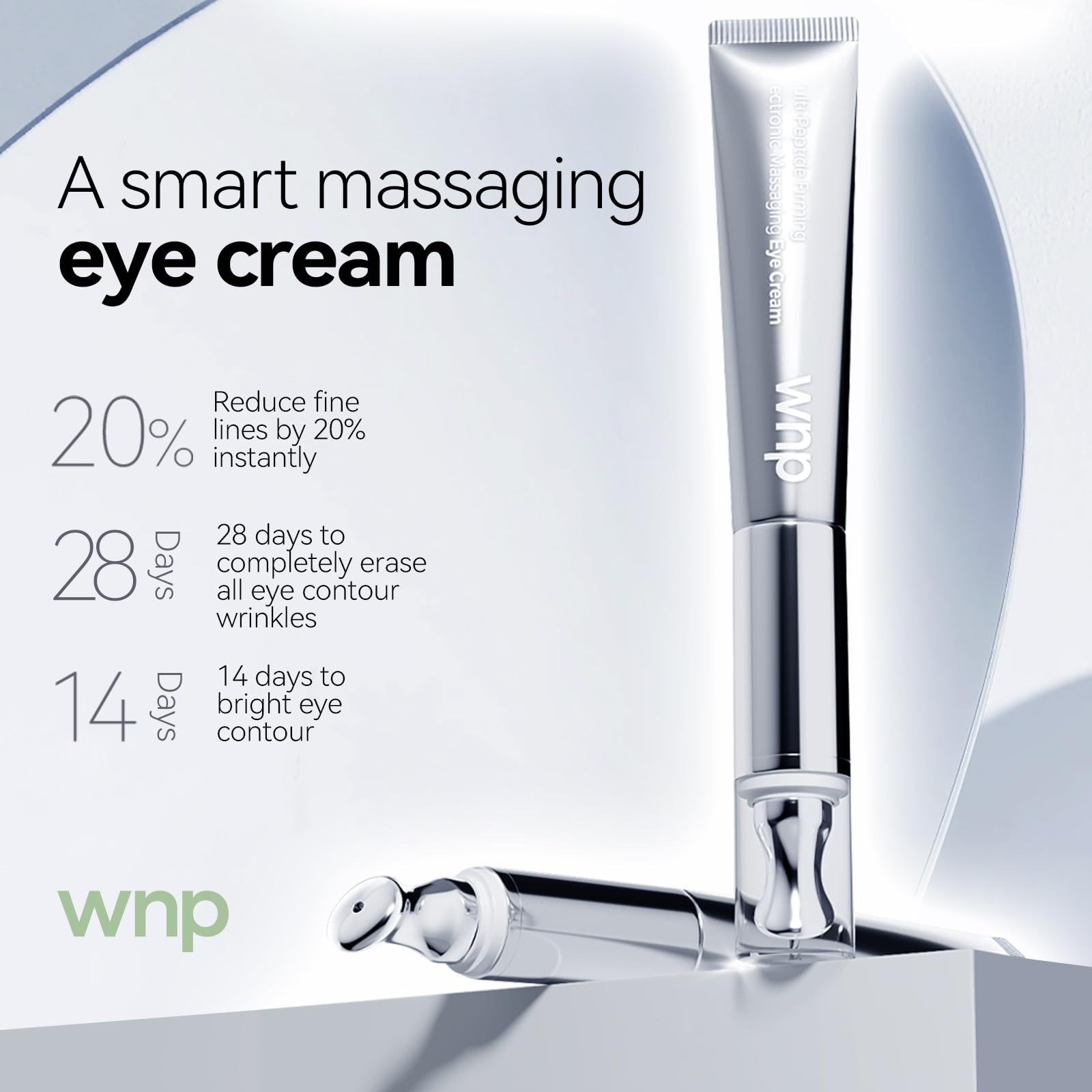 WNP Eye Cream | Multi-Peptide Firming Eye Tightener for Puffiness & Dark Circles