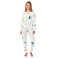 Daisy Dreamer Women's Fleece Pyjama Set Penguins And Polar Bears Long Sleeve Animal Print
