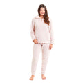 Daisy Dreamer Womens Teddy Fleece Loungewear Set Zip Front Top And Elasticated Waistband