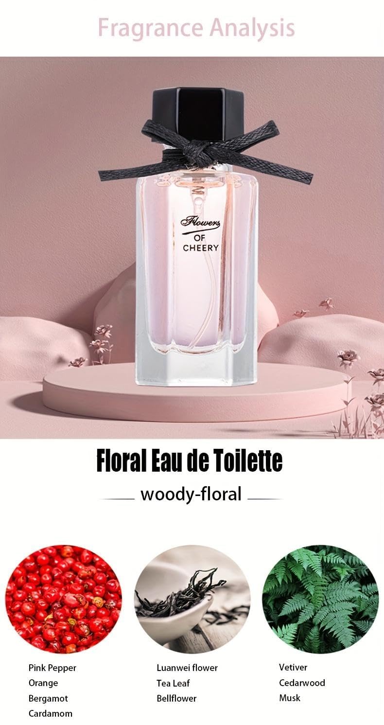 Women's Perfume Set – 4 Floral & Fruity Fragrances in Gift Box (105 ml total)