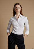 Women's Classic White Fitted Shirt