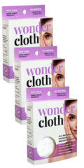 Wonder Cloth (Pack of 3) - All-Natural Makeup Remover Cloth, Water-Only Cleansing