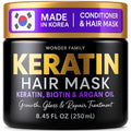 WONDER FAMILY Keratin Hair Mask for Damaged Hair – Deep Conditioning, Growth & Repair at Home