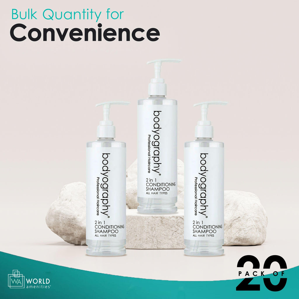 World Amenities - Bodyography Blanc 2-in-1 Shampoo & Conditioner for All Hair Types