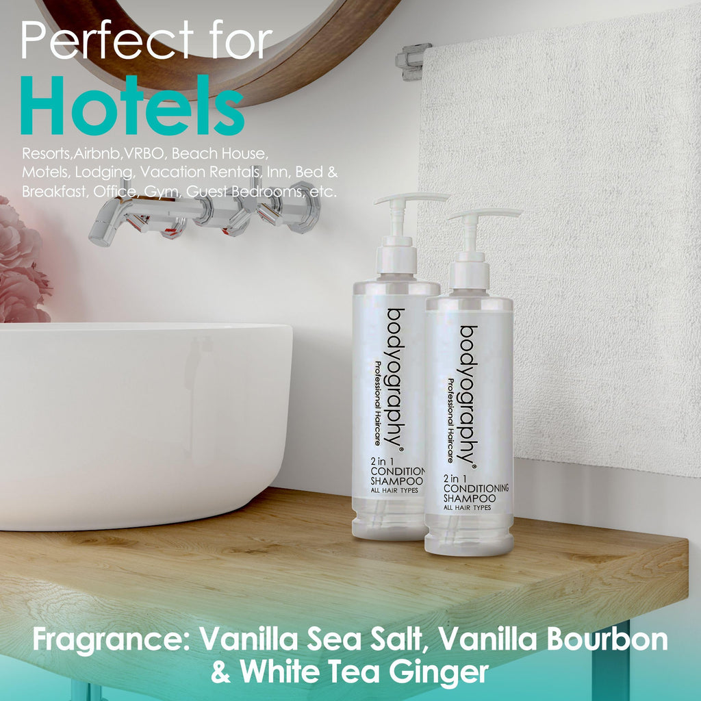 World Amenities - Bodyography Blanc 2-in-1 Shampoo & Conditioner for All Hair Types