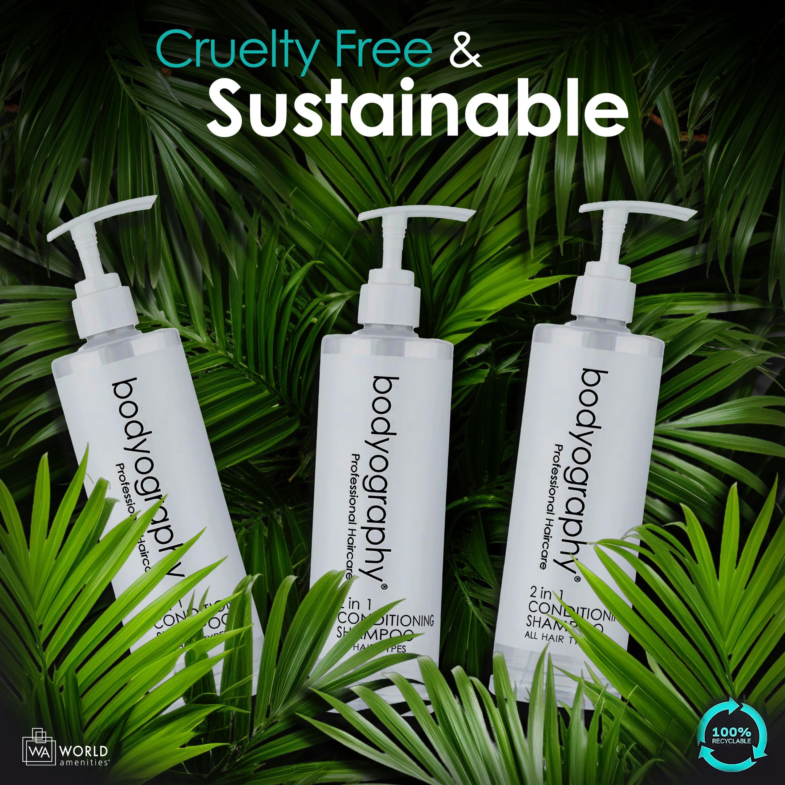 World Amenities - Bodyography Blanc 2-in-1 Shampoo & Conditioner for All Hair Types