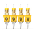 Wormhole Tattoo 1211RS/11RS Cartridges – 11 Round Shader, Finger Ledge, 3.5mm Taper, 20pcs