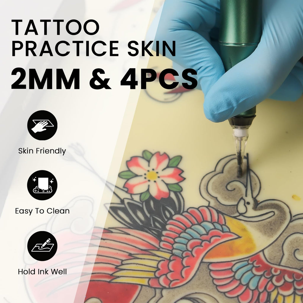 Wormhole Tattoo: 110-Piece Practice Skin Transfer Paper Kit for Beginners & Pros
