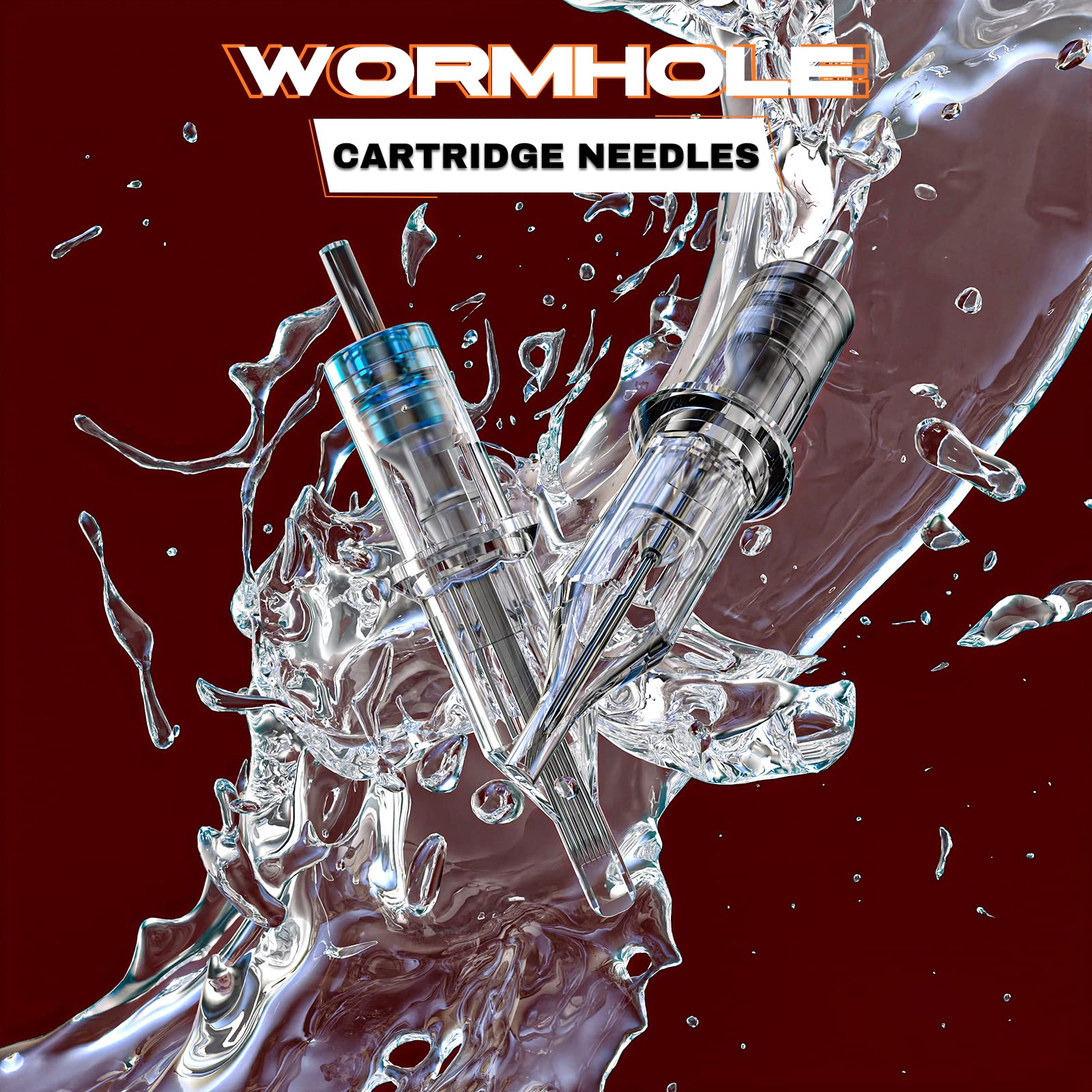 Wormhole Tattoo Kit WTK079 – Complete Tattoo Gun Kit with 20 Cartridges, 10 Inks, Foot Pedal & Power Supply