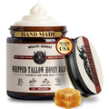 Wrath & Remedy Organic Beef Tallow for Skin - Unscented Whipped Balm 4 oz (Grass-Fed, USA)
