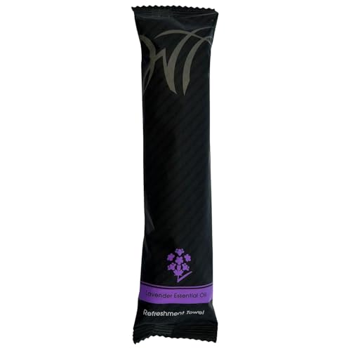WT White Towel Services | 9x9 Moist Cotton Towels, Lavender Scent, Case of 50