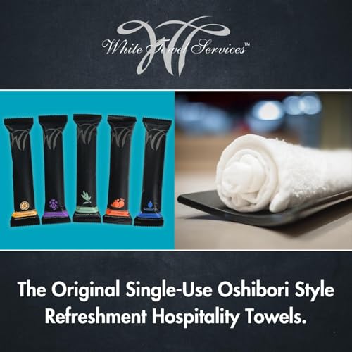 WT White Towel Services | 9x9 Moist Cotton Towels, Lavender Scent, Case of 50