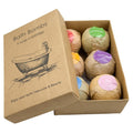 WYNK Bath Bombs Gift Set 6 Pack – Floral Scent, Shea Butter & Non Staining Fizzy Bath Bombs