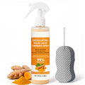 XILRVON Kojic Acid Turmeric Body Spray with Sponge – Exfoliating Mist with Retinol, Niacinamide, Glutathione – 100ml