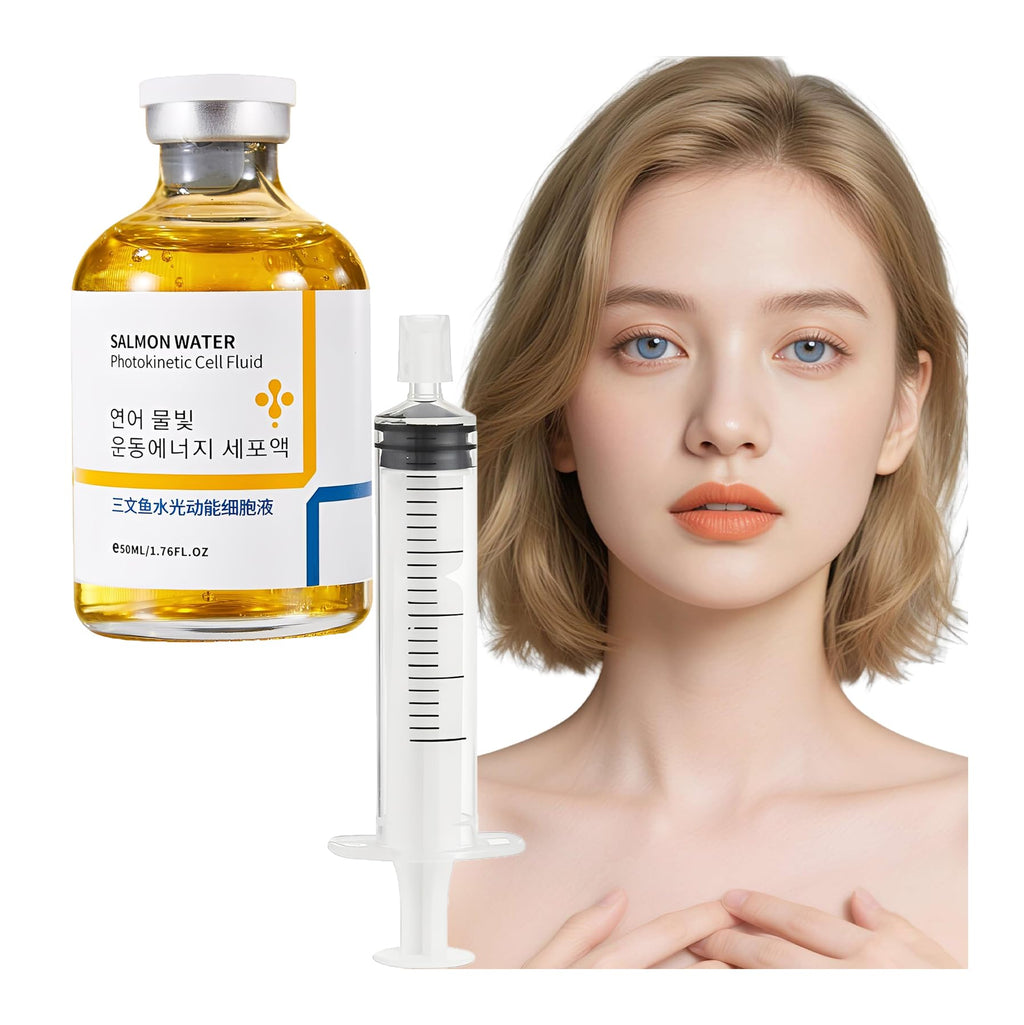 XIRUJNFD Salmon Anti-Wrinkle Serum + Water Light Essence – Hydration, Lifting & Firming (50ml)