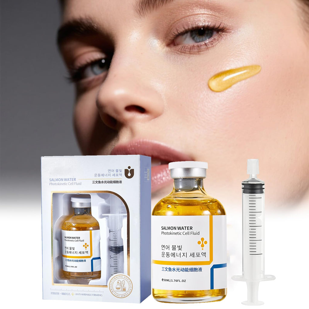 XIRUJNFD Salmon Anti-Wrinkle Serum + Water Light Essence – Hydration, Lifting & Firming (50ml)
