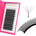 XIUSUZAKI Lash Extensions 6D W-6D 0.07mm Matte Black — Mixed 8-15mm Volume Lashes (Professional Use)