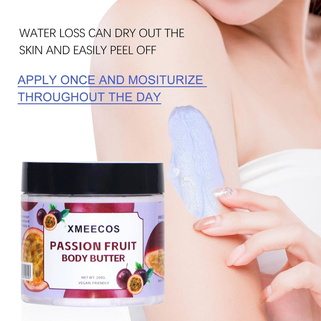 XMEECOS Body Butter – Deep Hydration, Vegan & Cruelty-Free (Passion Fruit)
