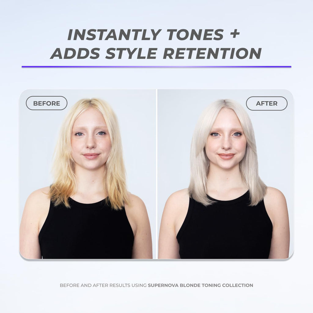 XMONDO Hair Supernova Blonde Toner Foam – Vegan, Cruelty-Free Toner for Brassy Tones