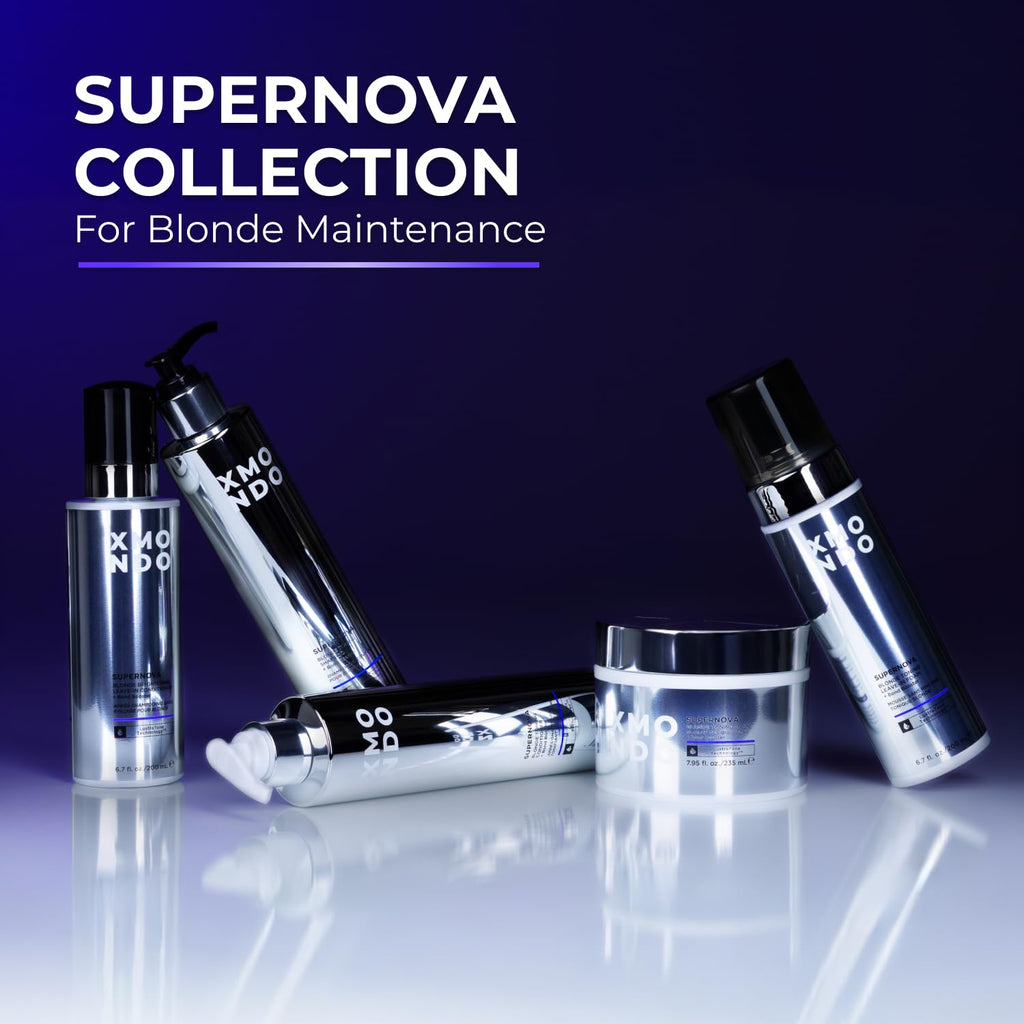 XMONDO Hair Supernova Blonde Toner Foam – Vegan, Cruelty-Free Toner for Brassy Tones