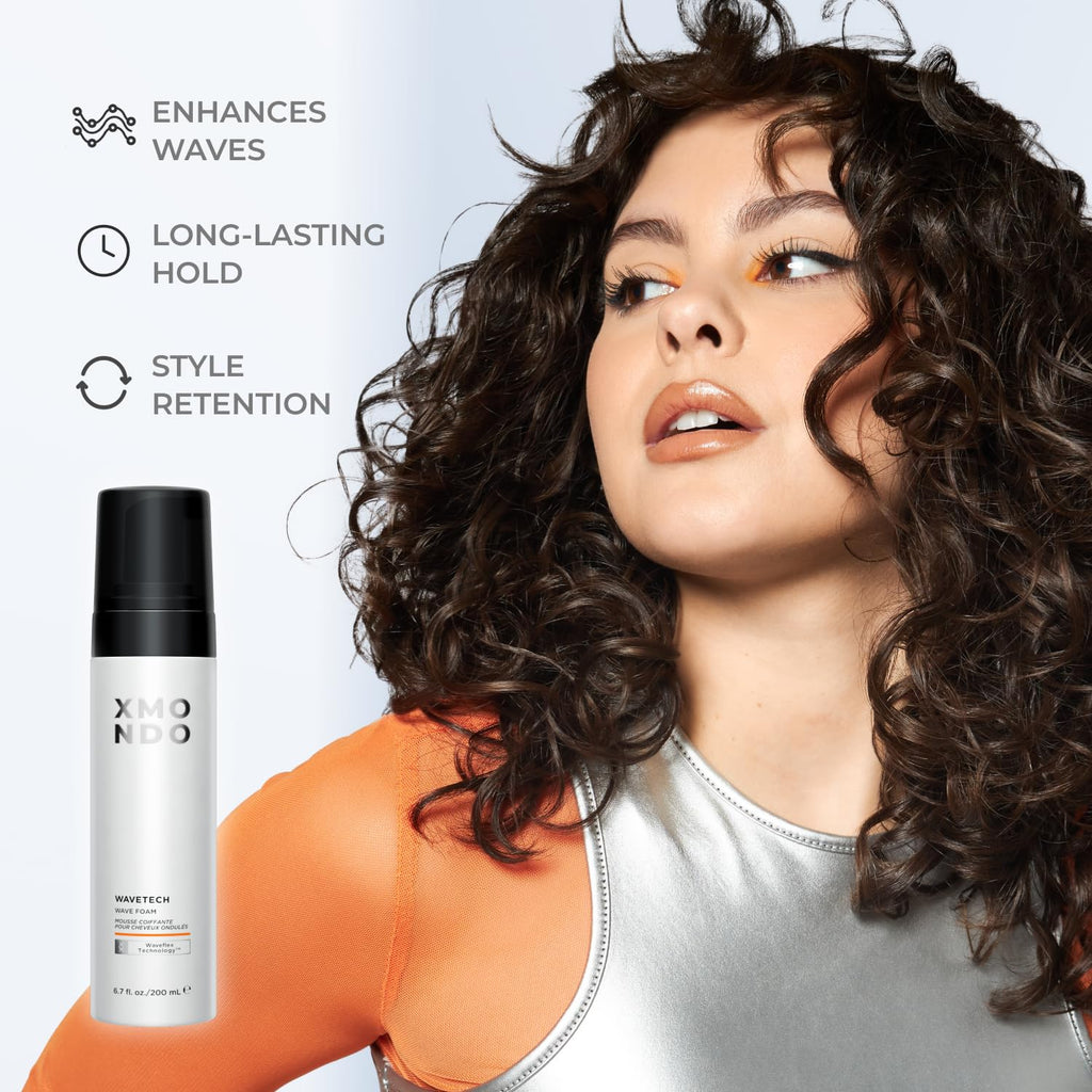 XMONDO Hair Wavetech Wave Foam – Vegan Styling for Defined Waves