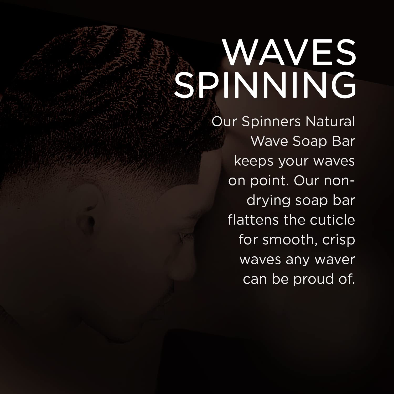 Xotics by Curtis Smith Spinners Wave Soap Bar — All-Natural 360 Wave Shampoo, Cocoa & Shea Butter, 5oz