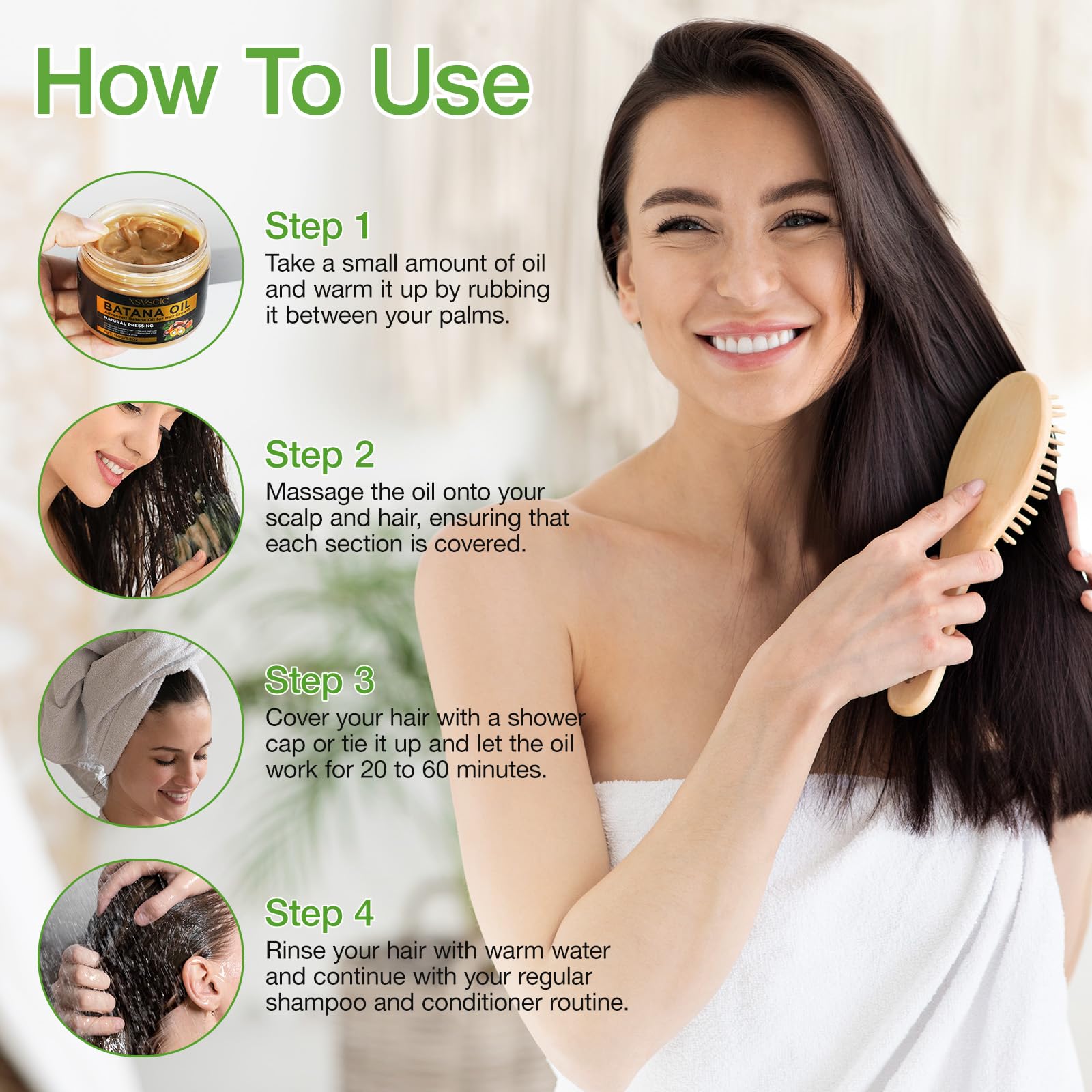 Xsvseie Batana Oil for Hair Growth – Organic Honduran Batana Hair Oil