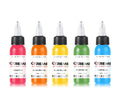 Xtreme Ink Neon Set – 5 Color Neon Tattoo Inks | Water-Based, Vegan, UV-Free