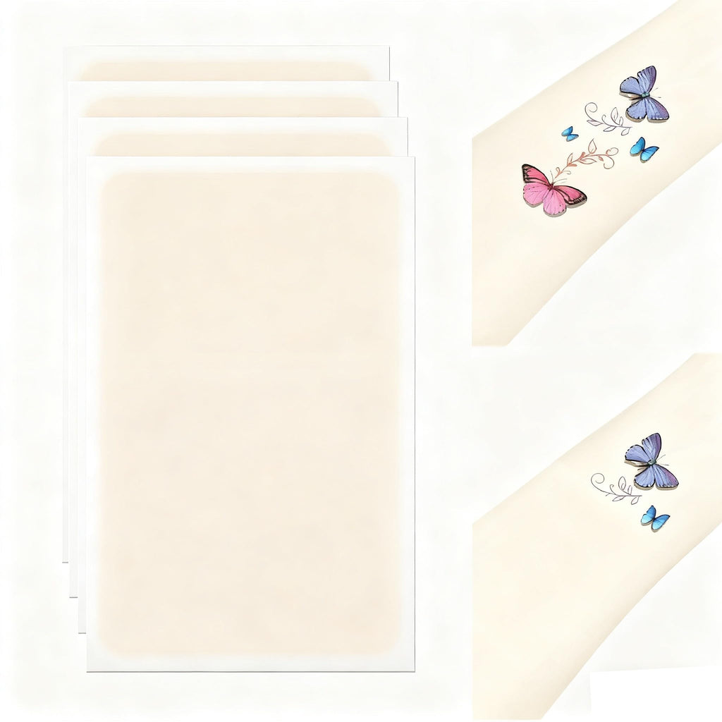 XUEVORIY Tattoo Cover Up Tape – Ultra-Thin Waterproof Skin-Tone Tape (4pcs)