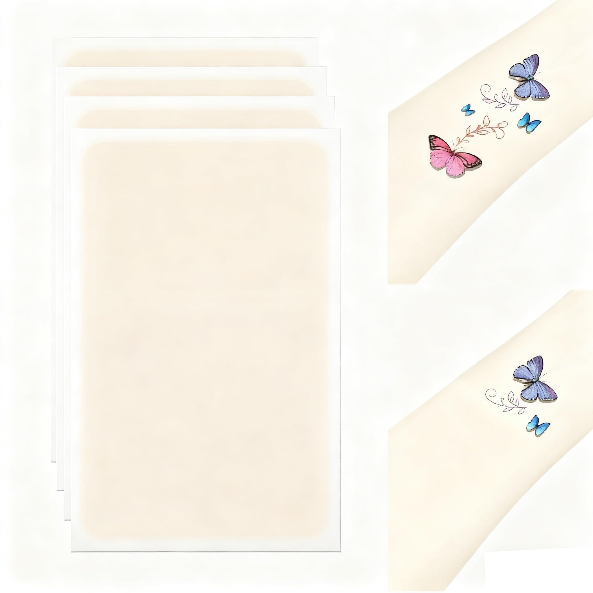 XUEVORIY Tattoo Cover Up Tape – Ultra-Thin Waterproof Skin-Tone Tape (4pcs)