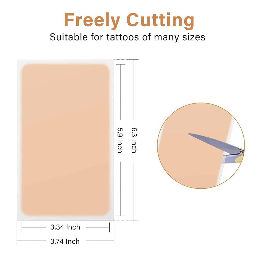 XUEVORIY Tattoo Cover Up Tape – Ultra-Thin, Waterproof & Breathable 4-Pack (Natural White)