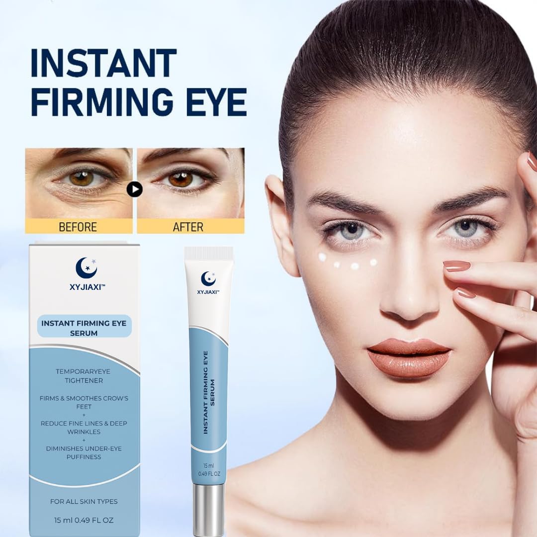 XYJIAXI Instant Firming Eye Serum – Quick Lift & Long-Lasting Firmness (15 ml, 0.49 oz)
